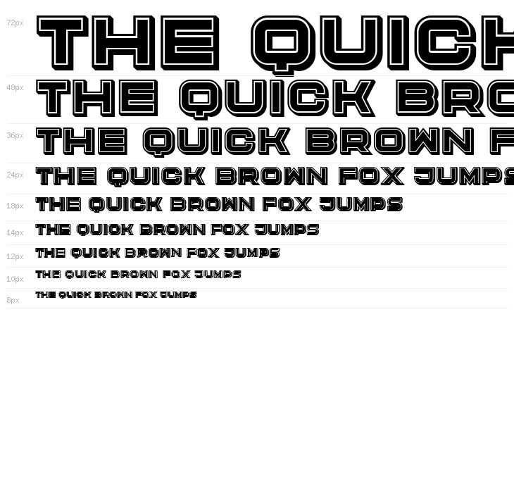 Cyber Princess 3D Filled Regular Waterfall