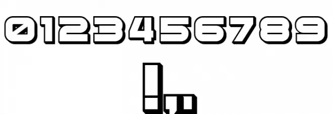 Cyber Princess 3D Regular Font OTHER CHARS