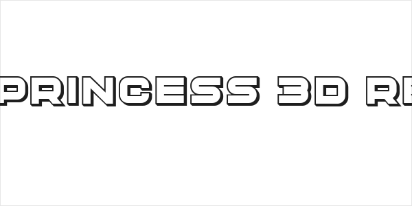 Cyber Princess 3D Regular Logo