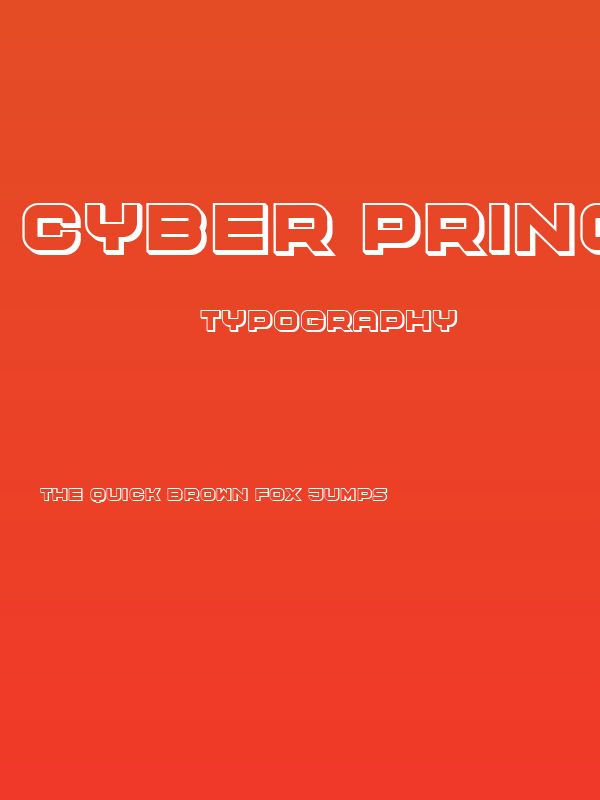 Cyber Princess 3D Regular Poster