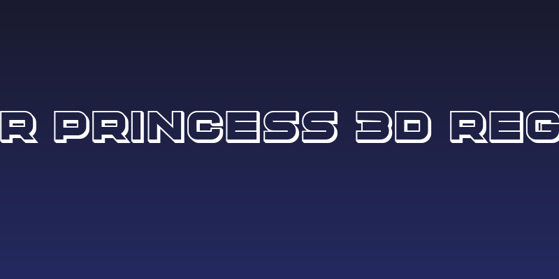 Cyber Princess 3D Regular Social Header