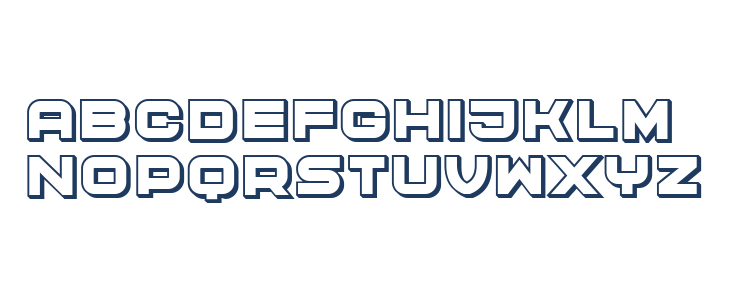 Cyber Princess 3D Regular Lowercase