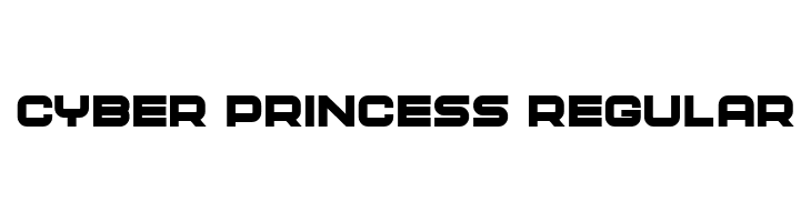Cyber Princess Regular  フリーフォントのダウンロード