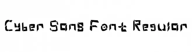 Cyber Sans Font Regular  baixar fontes gratis