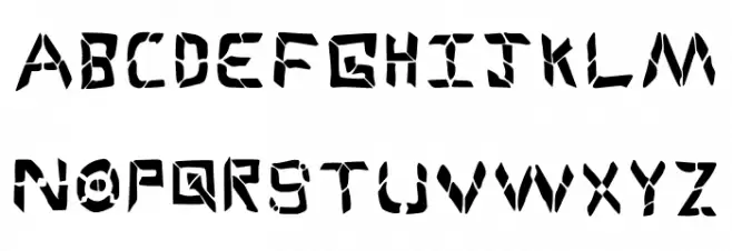 Cyber Sans Font Regular 字体 大写