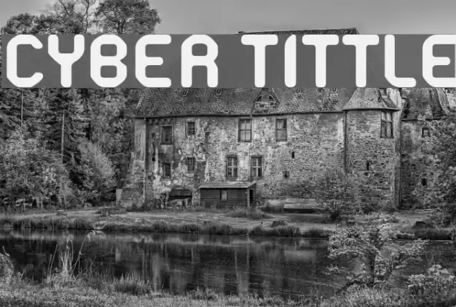 Cyber Tittle Font examples