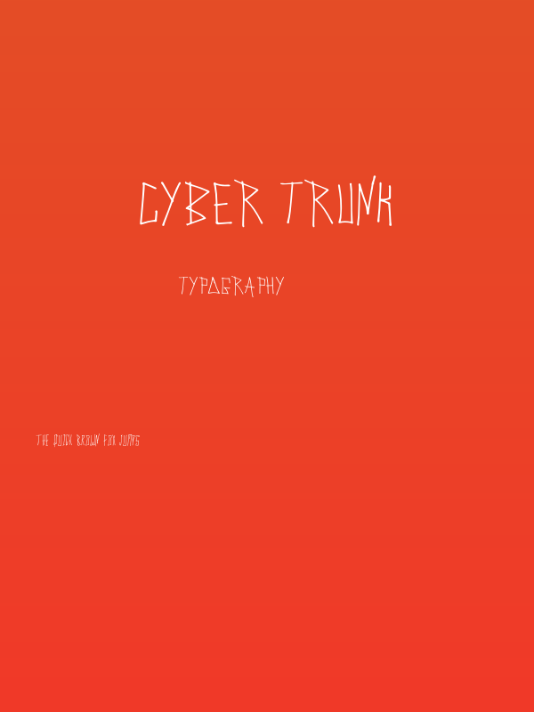 Cyber Trunk Poster