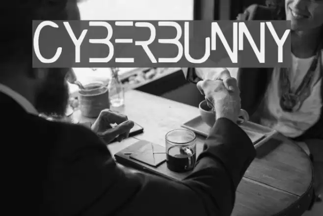 CyberBunny Font examples