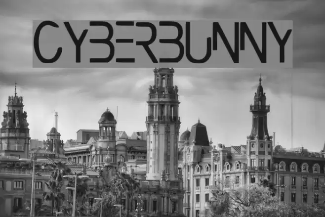 CyberBunny Font examples