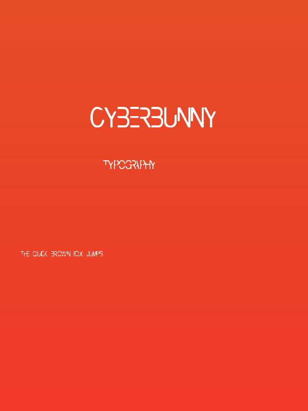CyberBunny Poster