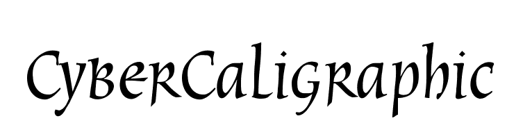 CyberCaligraphic Font