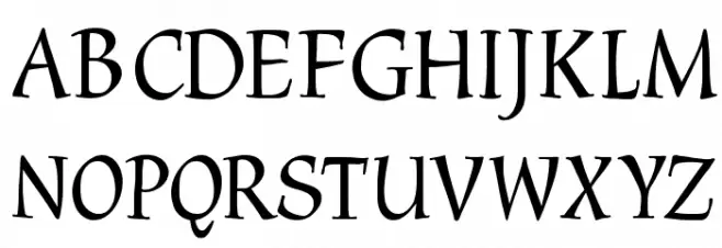 CyberCaligraphic Polices MAJUSCULES
