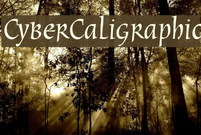 CyberCaligraphic Example 1