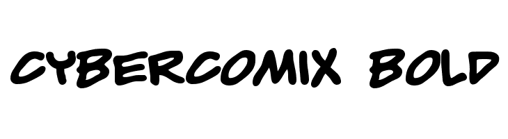 CyberComix Bold  Скачать бесплатные шрифты
