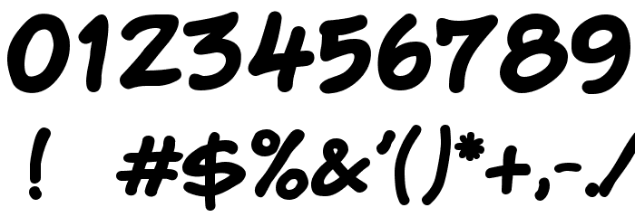 CyberComix Bold Font OTHER CHARS