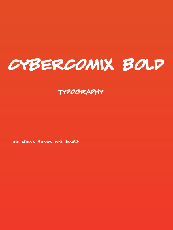 CyberComix Bold Poster