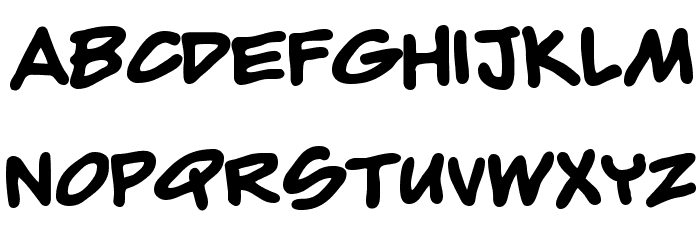 CyberComix Bold Font LOWERCASE