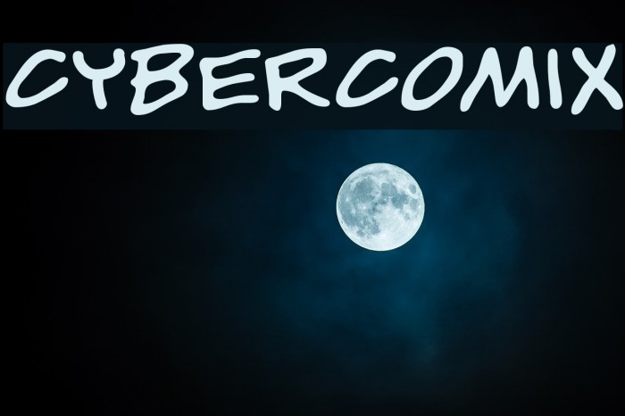CyberComix Font examples