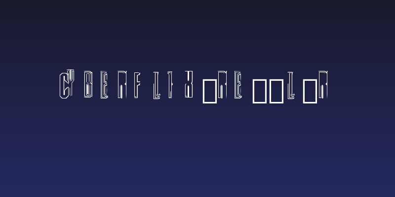 CyberFlix Regular Social Header