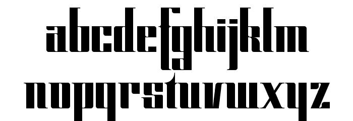 CyberGothic DEMO Regular Font LOWERCASE