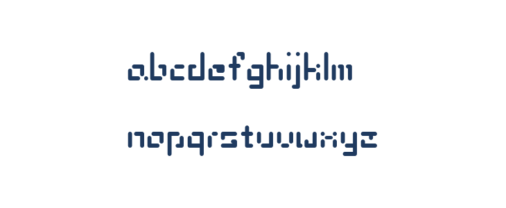 CyberSystem2-3 Lowercase