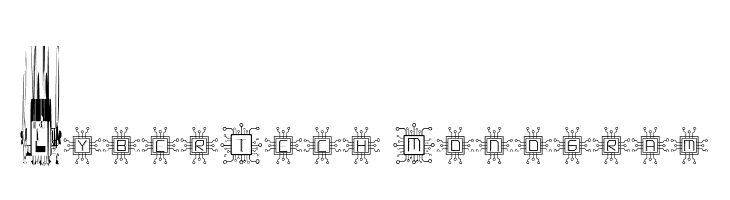 CyberTech Monogram  नि: शुल्क फ़ॉन्ट्स डाउनलोड
