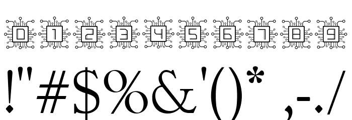 CyberTech Monogram Caratteri ALTRI CARATTERI
