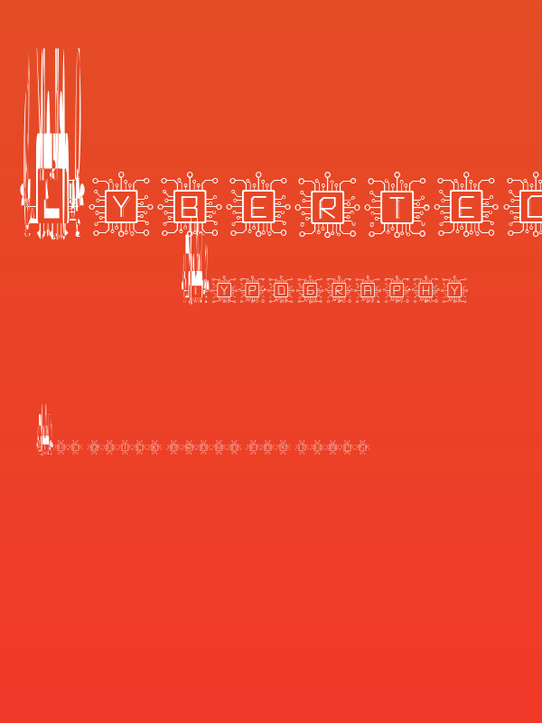 CyberTech Monogram Poster