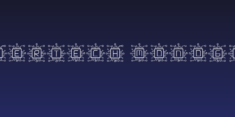 CyberTech Monogram Social Header