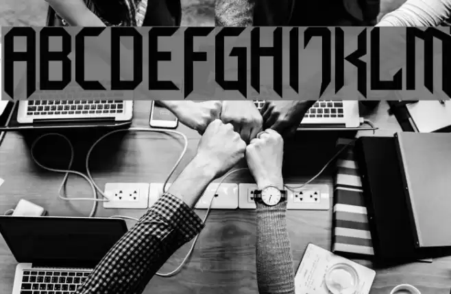 Cyberchild CE Font examples