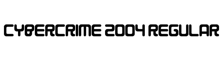 Cybercrime 2004 Regular  नि: शुल्क फ़ॉन्ट्स डाउनलोड