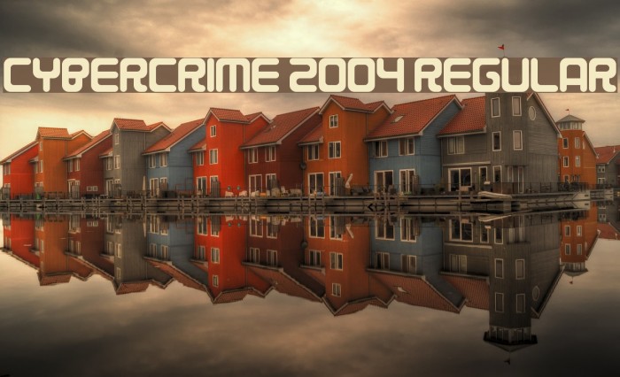 Cybercrime 2004 Regular Font examples