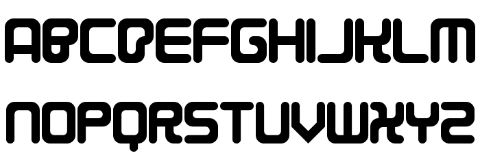 Cybercrime 2004 Regular Font LOWERCASE