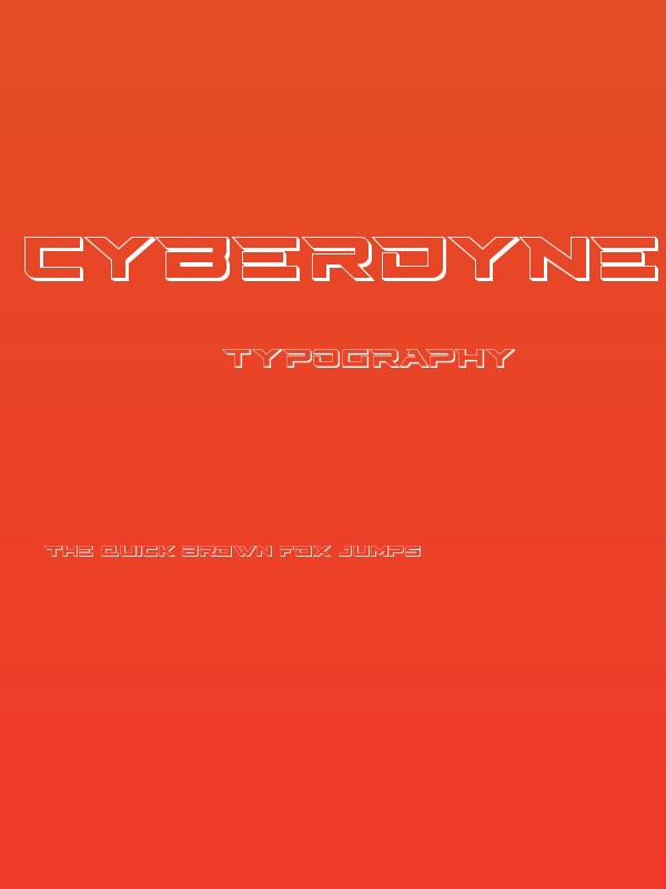 Cyberdyne 3D Poster