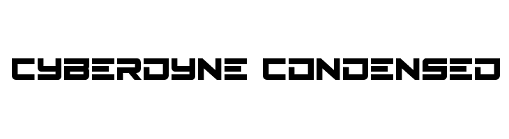 Cyberdyne Condensed Schriftart