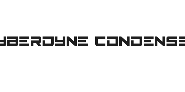 Cyberdyne Condensed Logo