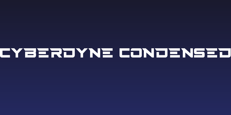 Cyberdyne Condensed Social Header