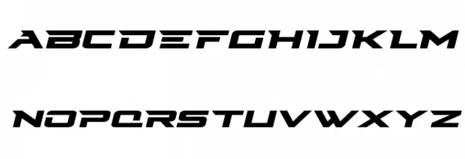Cyberdyne Expanded Italic Fonte MAIÚSCULAS