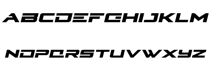Cyberdyne Expanded Italic Fonte MINÚSCULAS
