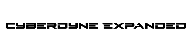 Cyberdyne Expanded Fonte