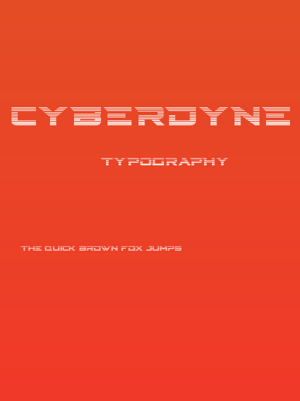 Cyberdyne Gradient Poster