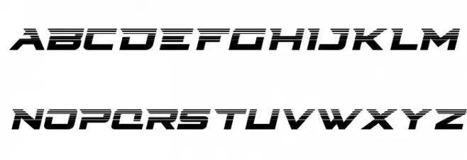 Cyberdyne Halftone Italic Шрифта ВЕРХНИЙ