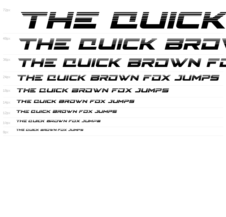 Cyberdyne Halftone Italic Waterfall