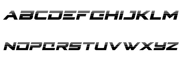 Cyberdyne Halftone Italic Font LOWERCASE
