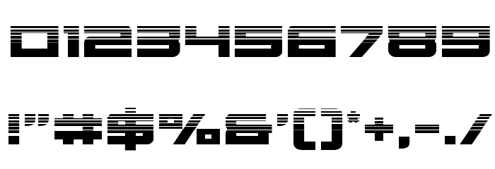 Cyberdyne Halftone Font OTHER CHARS