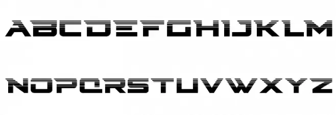 Cyberdyne Halftone Polices MAJUSCULES