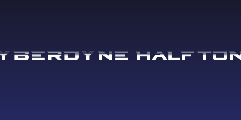 Cyberdyne Halftone Social Header