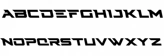 Cyberdyne Leftalic Fonte MAIÚSCULAS