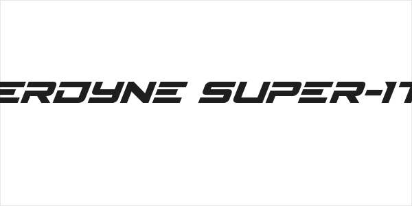 Cyberdyne Super-Italic Logo