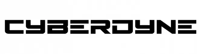 Cyberdyne  フリーフォントのダウンロード